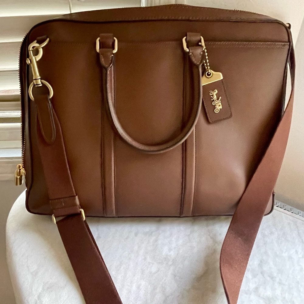 Coach Brown Glovetanned Leather Bag